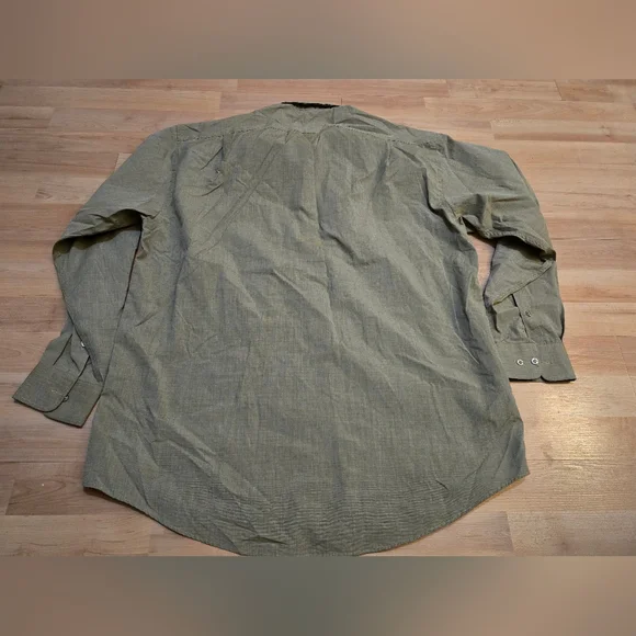 *RARE* Gianni Versace  Plaid Shirt Mens XL Grey - Picture 9 of 9